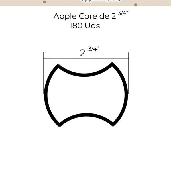 Regla Apple Core 2 tres cuartos de pulgada