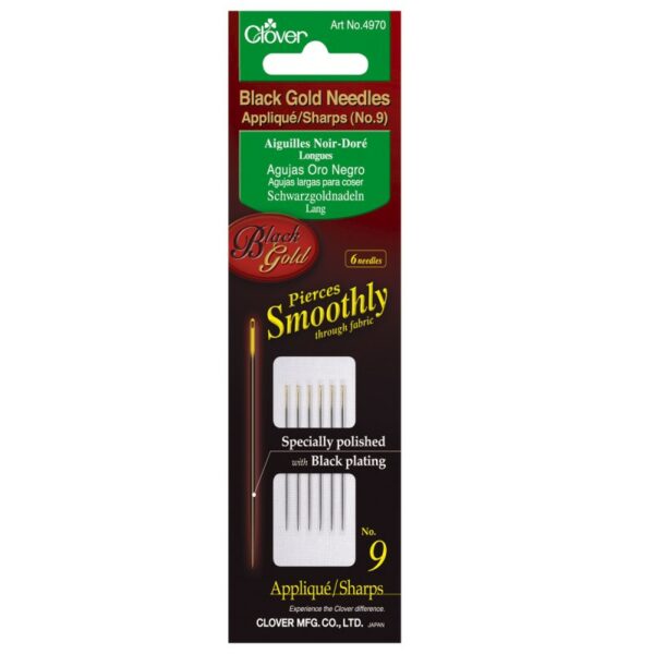 Agujas Clover Black Gold - Agujas Oro negro Varios modelos