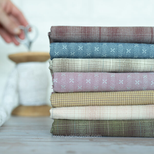 Kit de telas Japonesas - Calma Selección Juani Cavas